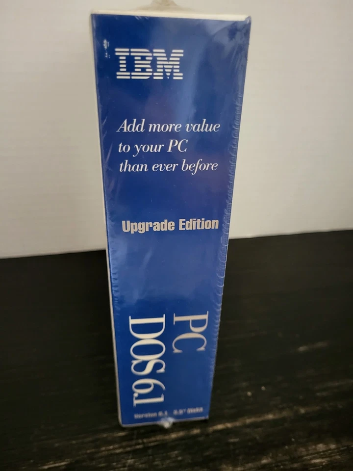 IBM PC DOS Version 6.1 3.5" Disks UPGRADE Edition 1993 BRAND NEW SEALED - Image 2 of 4