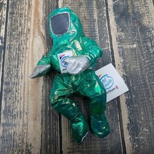 Vintage 1997 Intel Pentium II MMX 8" Bunny People Doll GREEN Metallic Colored