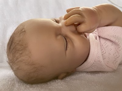 Reborn Baby Huti B A.D.G 04 Silicone Anatomically Correct Ashton Drake Girl Doll