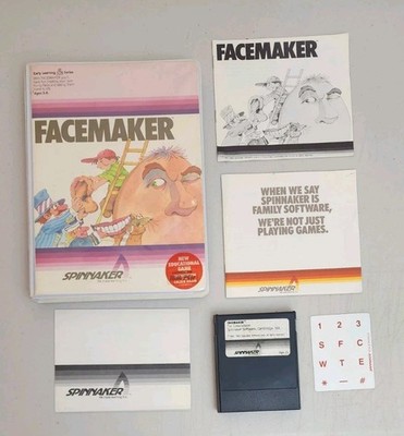 Colecovision RARE Facemaker Make-A-Face CIB Complete In Box 