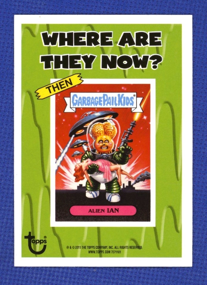 2011 Topps Garbage Pail Kids GPK Sticker Alien Ian # 75a | eBay