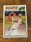 BRYCE ELDRIDGE 2026 Topps Heritage REAL ONE AUTO RC #ROA-BE San Francisco Giants