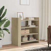 Sideboard Sonoma-Eiche 73,5 X 35 X 75 Cm Holzwerkstoff Dekor
