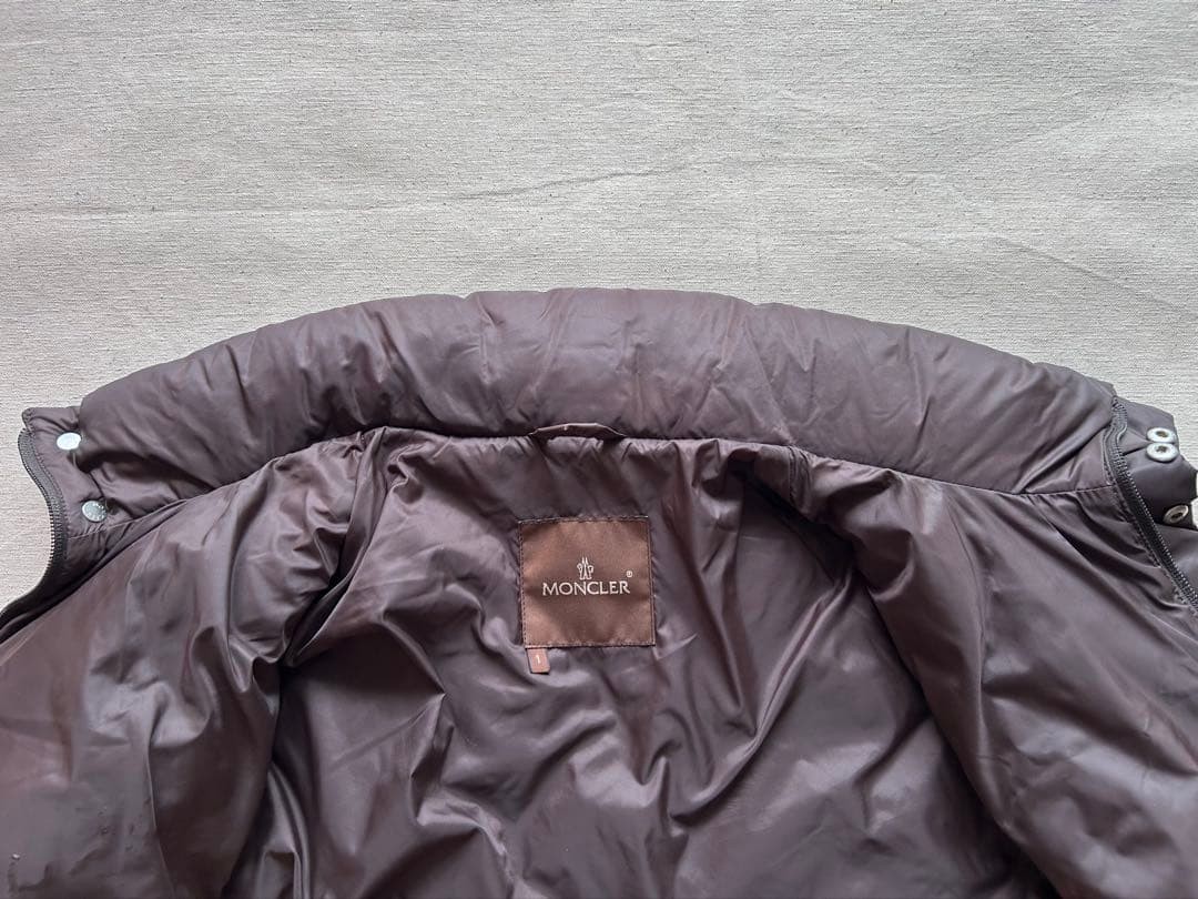 MONCLER down jacket dark brown - image 3