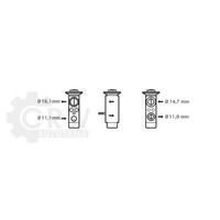Expansionsventil Klimaanlage FüR Mercedes-Benz Vito Bus 109 CDI Bj.06-14