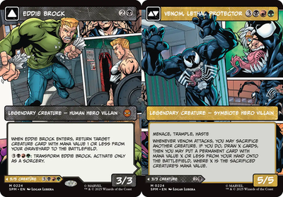 1x Eddie Brock // Venom, Lethal Protector ~~ Borderless (0224
