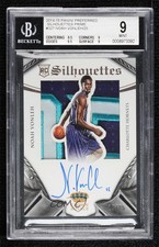 2014-15 Preferred Rookie Silhouettes Prime 20/25 Noah Vonleh BGS 9 MINT Auto 2d0