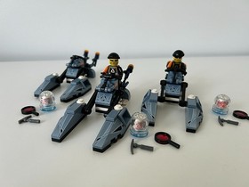 LEGO 4742 Alpha Team Mission Deep Freeze: Chill Speeder, 2 complete sets, 1extra
