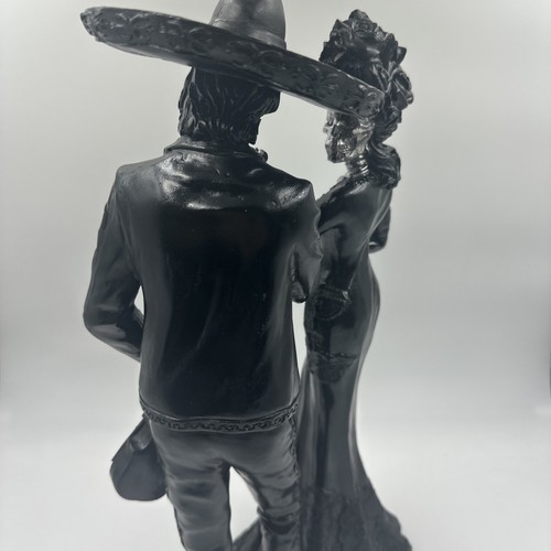 Día de Muertos Catrina Catrin Esqueleto Pareja Figura Halloween Decoración Gótica - Imagen 6 de 10