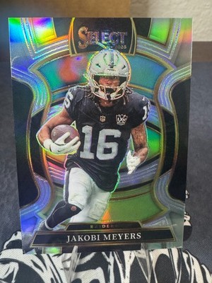 2025 Panini Select Jakobi Meyers Silver Prizm Raiders