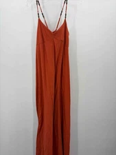 Pre-Owned Loft Orange Size Small Shift Maxi Sleeveless Dress