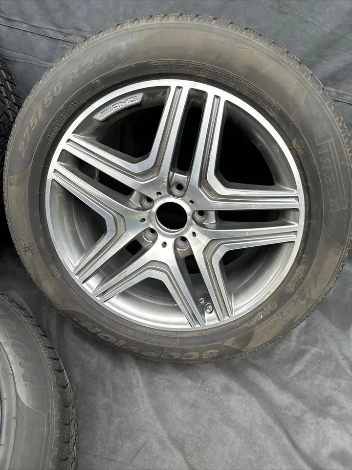 Original Mercedes AMG 20 Zoll G-Klasse Speichenrad A4634013002 9,5Jx20 H2 ET50 - Bild 4 von 4