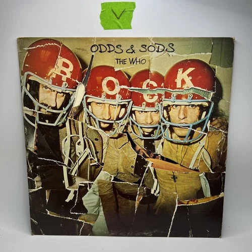 LP + Poster And Lyrics Inserts / The Who / Odds & Sods / 1974 1st Issue Die-Cut