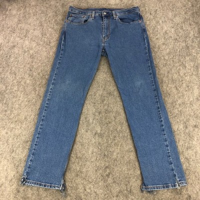 Levis 502 Jeans Mens Size 34x32 (Actual 34x30) Blue Regular Taper Fit Denim Pant