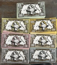 Vintage Franklin Mint Monopoly Collector's Edition - Set of Money