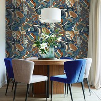Casa Leaf World Of Wallpaper 5903 TüRkis Exotisches Laub DschungelbläTter Blumen