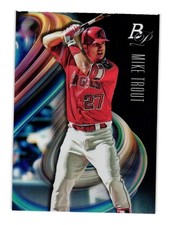 2018 Bowman Platinum Purple Refractor - Mike Trout (#49)  Los Angeles Angels