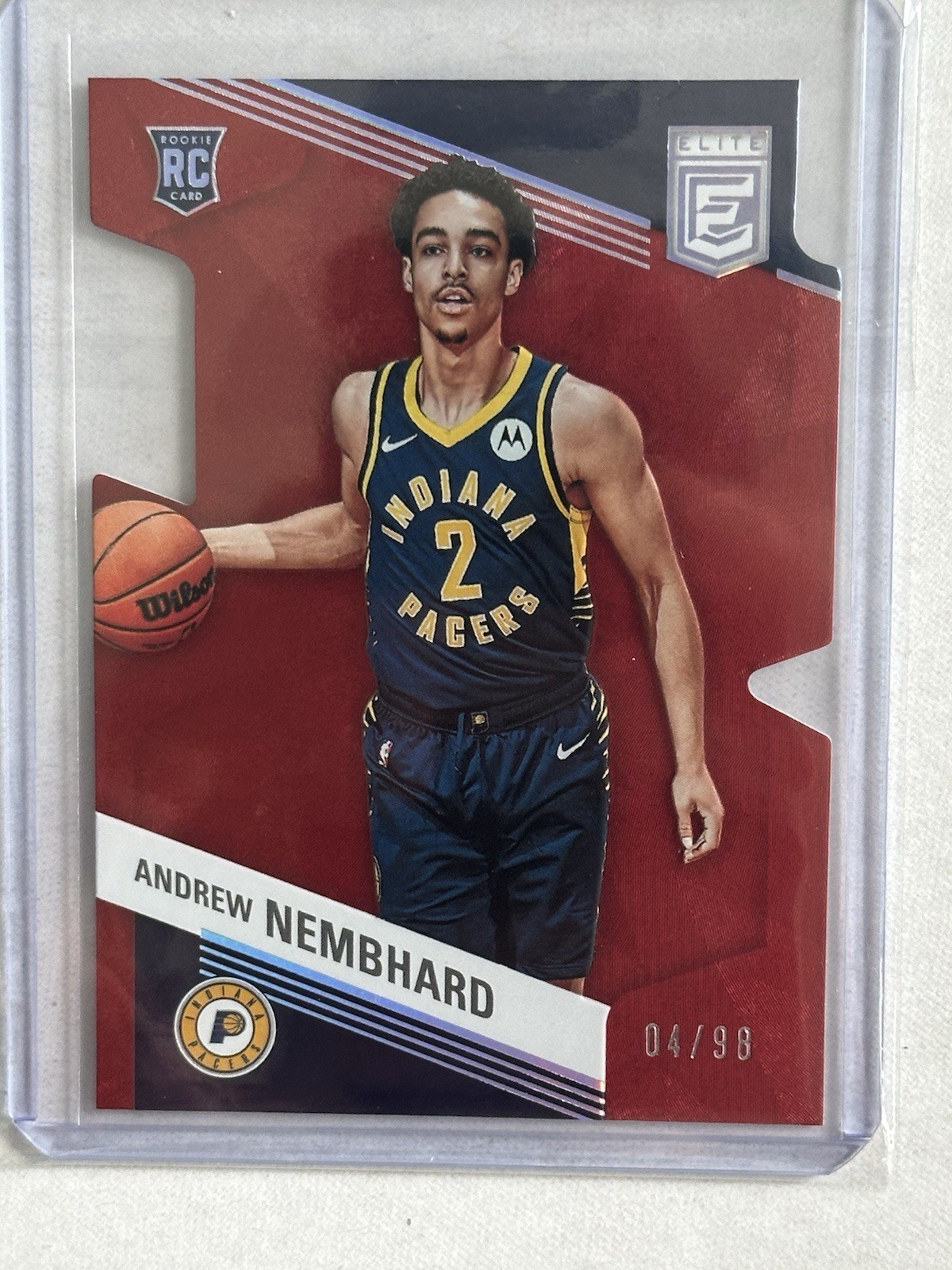 2022-23 Donruss Elite Andrew Nembhard RC Aspirations Rookie #4/98 Pacers