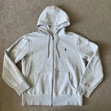 Polo Ralph Lauren Double-Knit Full-Zip Hoodie - Size M
