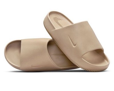 New Nike Calm Men's Slides Comfort Sandals Size 11 Medium Khaki