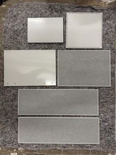 6x USM Haller Tablare Konvolut perforiert- 75x25 50x35x35cm - Lichtgrau RAL 7035