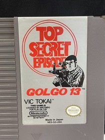 Top Secret Episode Golgo 13 Nintendo NES Cartridge Only Tested