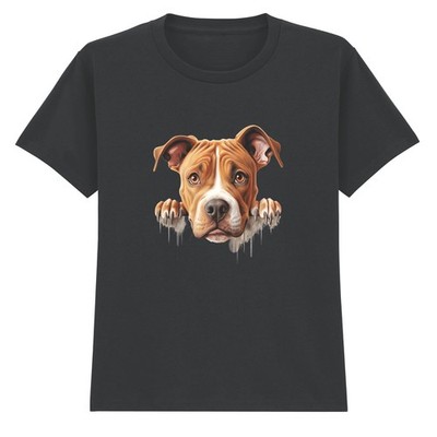 Pitbull Hund Tiere Kinder T-Shirt süß Hund Welpen Design