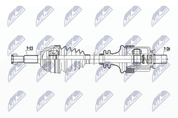 NTY NPW-RE-093 Antriebswelle Vorne Links FüR Renault-image