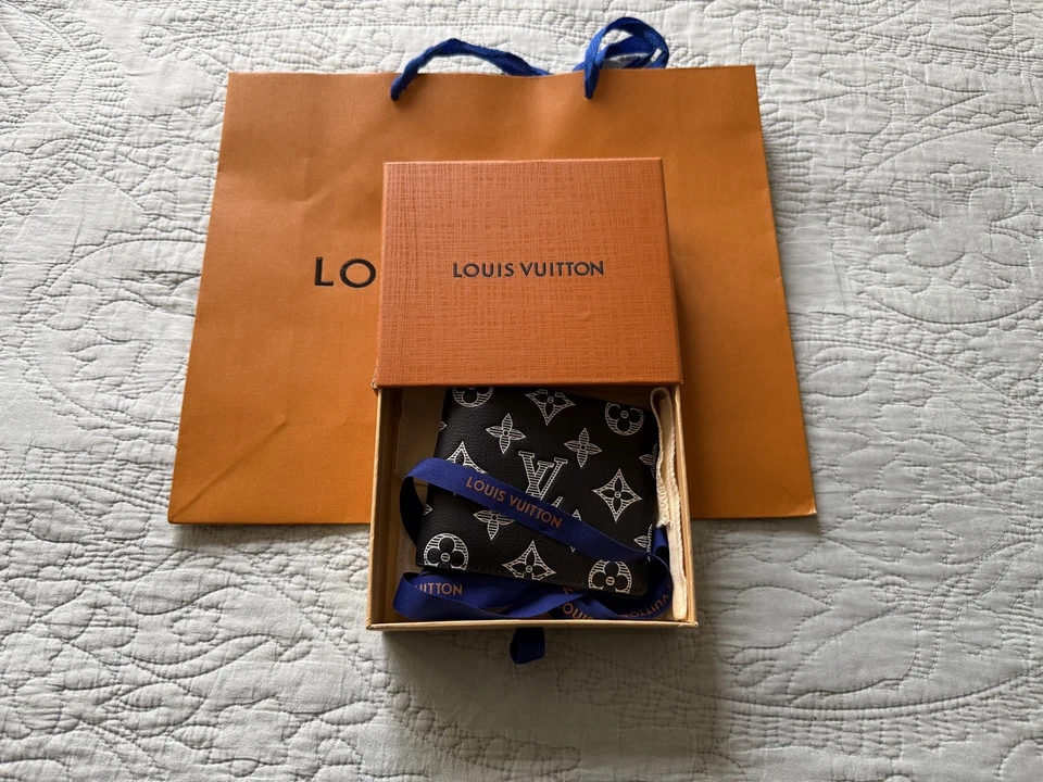 Louis Vuitton Portefeuille складного мужской бумажник монограмма тени, полный комплект - Изображение 4 из 4