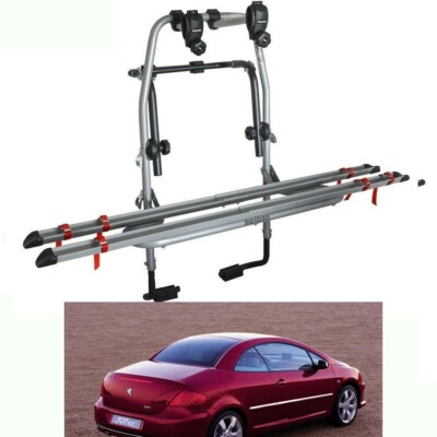 FAHRRADTRÄGER HINTEN 2 SCHIENEN PEUGEOT 307 CC BJ 2003 FÜR 2 FAHRRÄDER HERREN DAMEN
