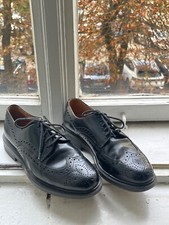Vintage black leather unisex shoes by LLOYD . Size UK 6,5. Free shipping.