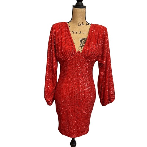 Fashion Nova Sparkly Sequins Dress Size XL