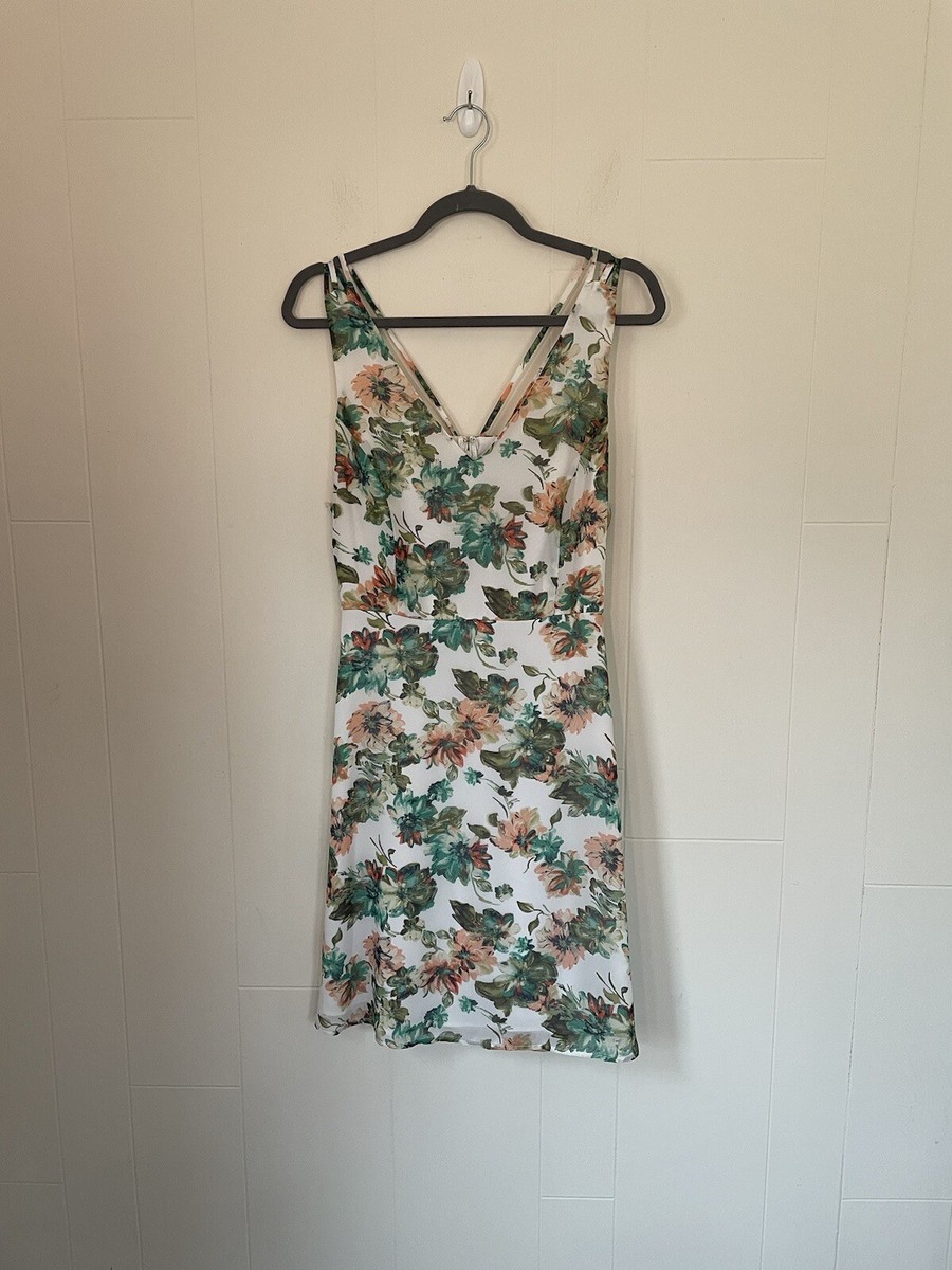 Summer new hanging neck V-neck print dress Summer new hanging neck V-neck print dress