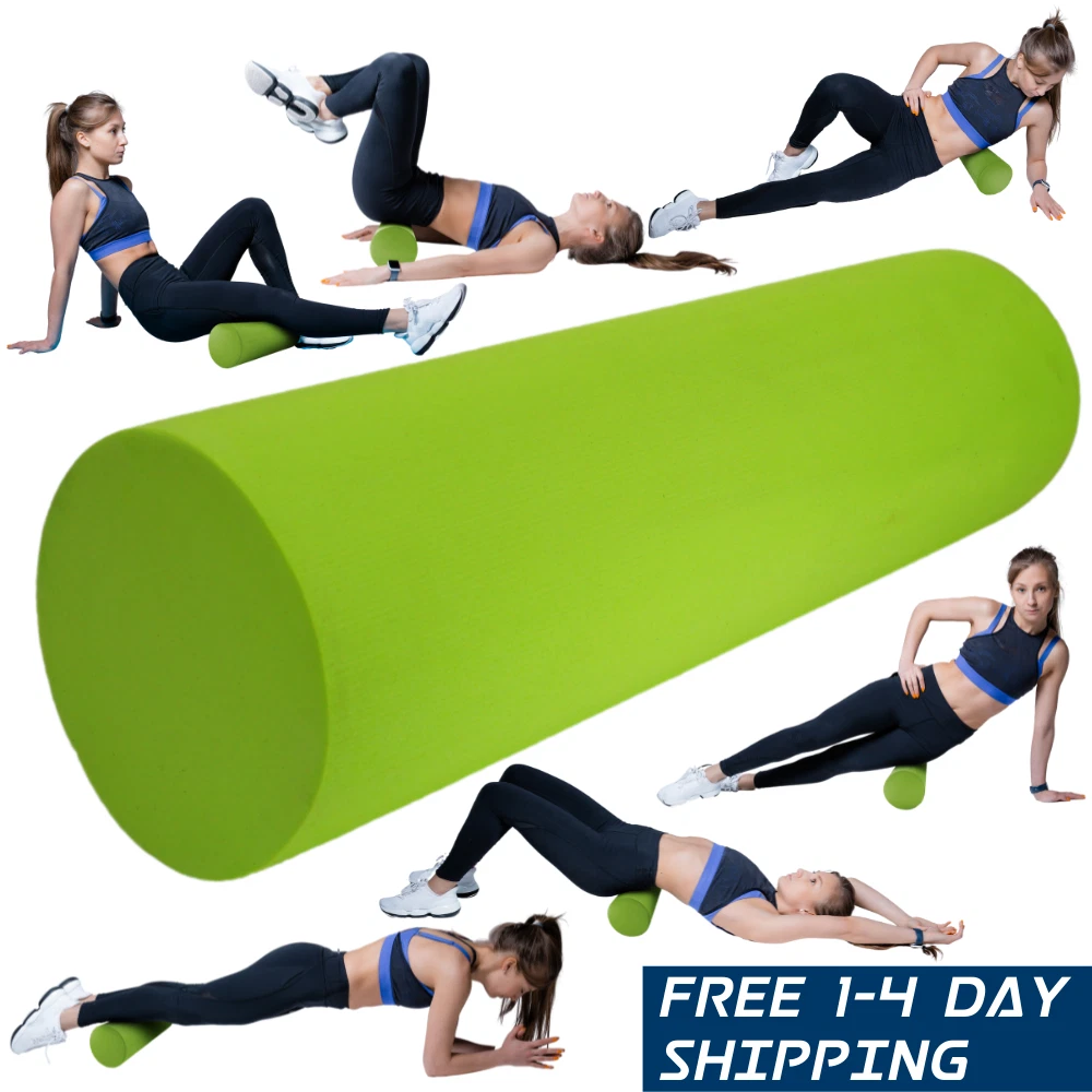 High-Density Foam Roller for Massage, Muscle Recovery + BONUS CARRY CASE
Opens in a new window or ta