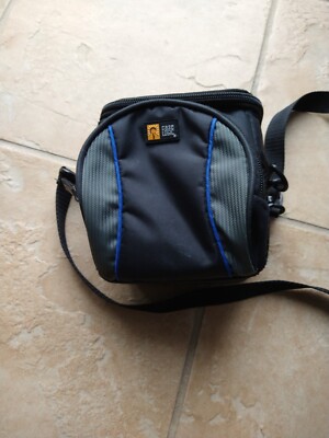 Case Logic Digital Camera & Camcorder Case WBC4 Blue Trim New Missing Strap