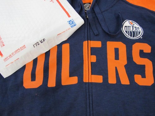 New Edmonton Oilers Mens Size L Large G-III Full Zip Jacket Hoodie - Picture 6 of 6