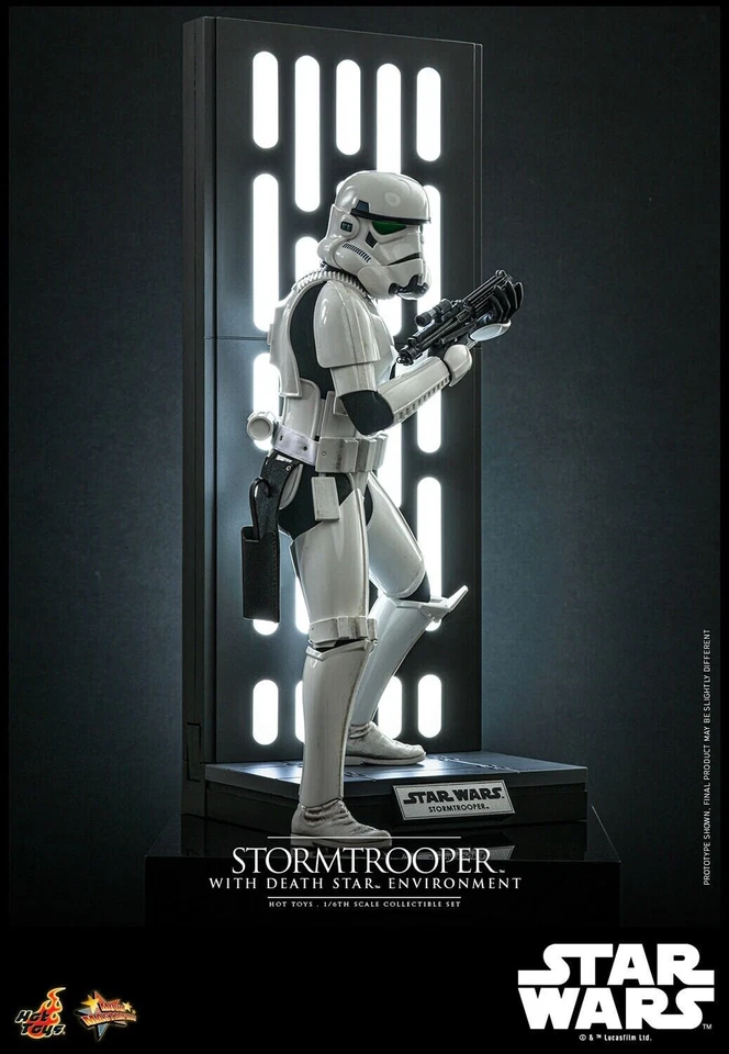 Star Wars STORMTROOPER With DEATH STAR ENVIRONMENT 1/6 Hot Toys Sideshow MMS736 - Immagine 4 di 4