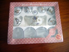 altes spielzeug Tea Set Reutter Kinder-Porzellan-Service NEW West Germany Neiman