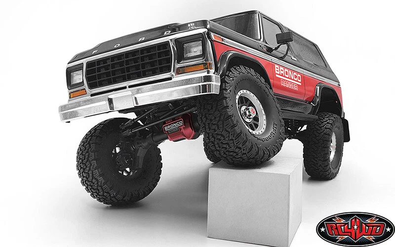 RC4WD Aluminum Diff Cover Red : Traxxas TRX-4 '79 Bronco Ranger XLT VVV-C0483 - Image 3 of 3