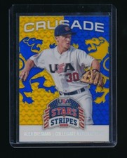 ALEX BREGMAN 2015 USA BASEBALL STARS AND STRIPES CRUSADE RC BLUE HOUSTON ASTROS