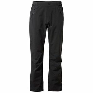mens black walking trousers