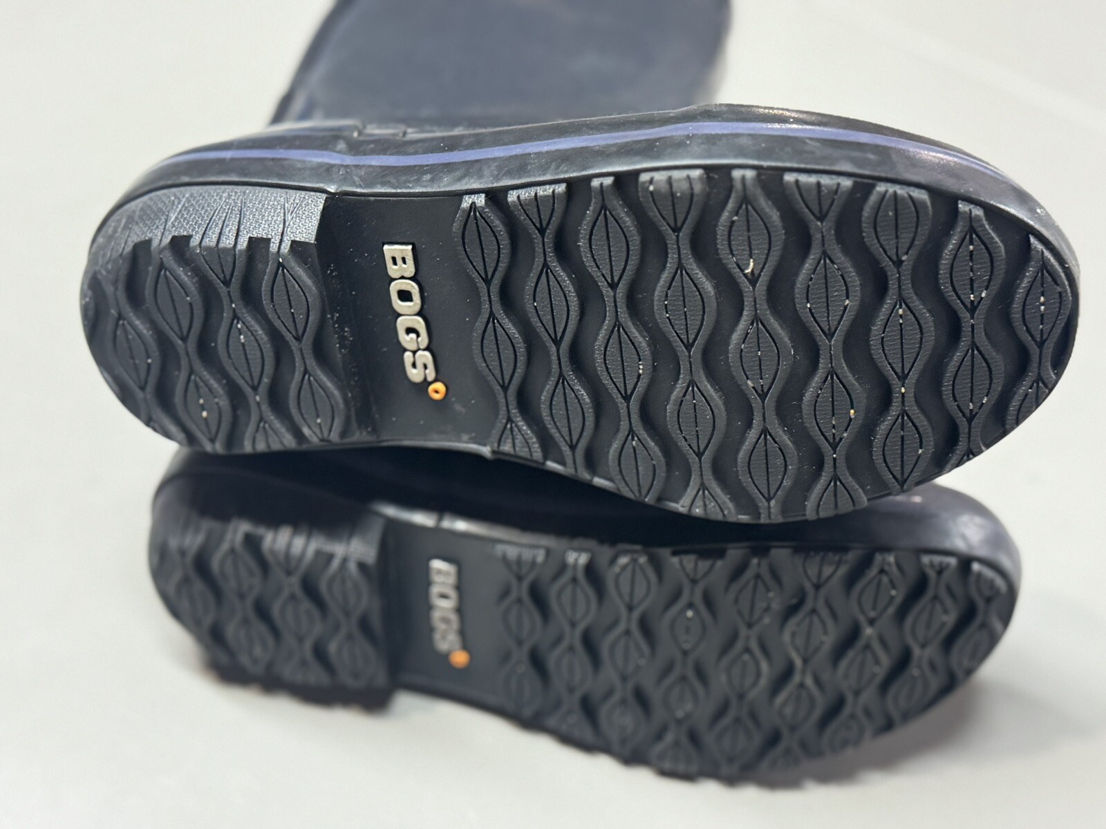 BOGS Black Solid Plimsoll Tall Waterproof Snow Ra… - image 11