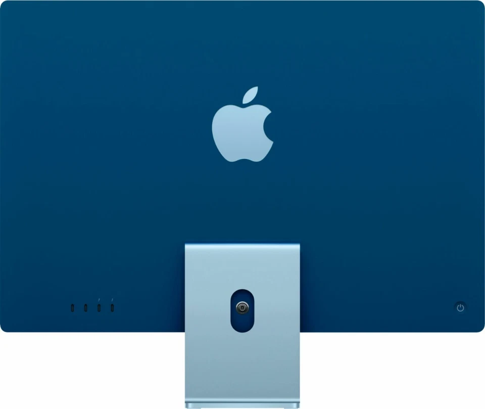 New Apple iMac 24" (512GB SSD, M1, 3.20GHz, 16GB, 8-Core GPU) Blue - MGPL3LL/A - Image 2 of 3