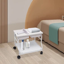 Nail Foot Bath Spa Portable Foot Bath Trolley for Pedicure Manicure Massage