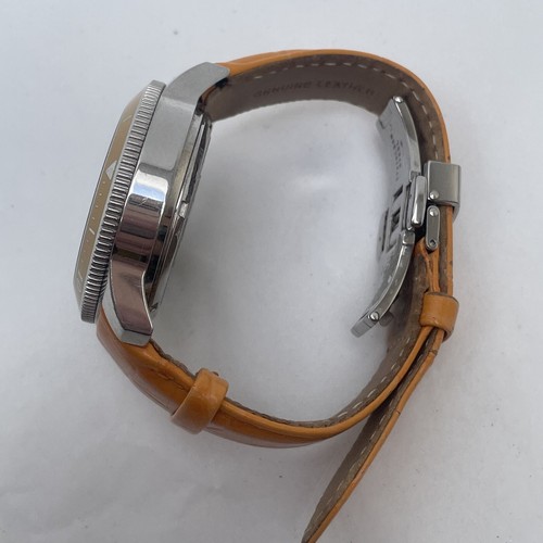 Thomas Sabo Unisex Watch Orange Silver Stainless Steel Leather Strap AIR WA0122 - Picture 12 of 13