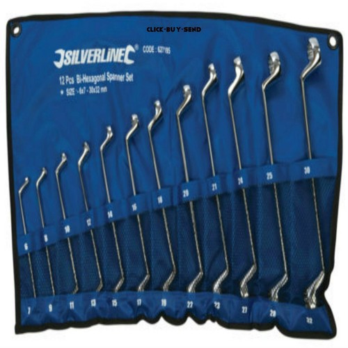 SILVERLINE METRIC DEEP OFFSET RING SPANNER SPANNERS 12mm - 32mm GUARANTEED - Picture 4 of 21