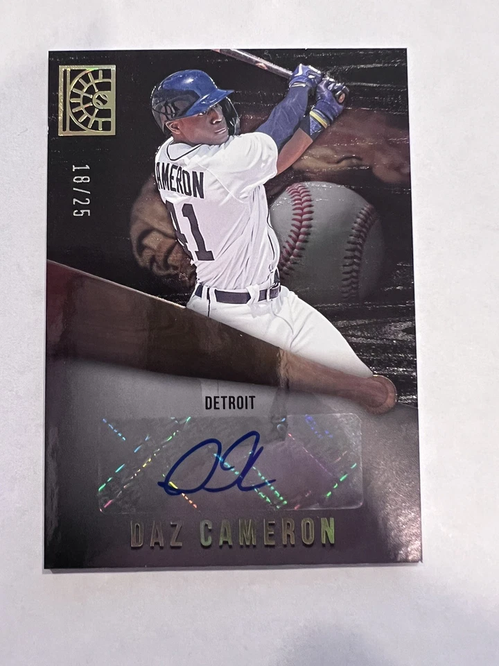 2022 Panini Capstone DAZ CAMERON Gold Holo Rookie Autograph AU-DC /25 - Image 2 of 4