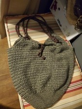 Preowned Sakroots Woven Green Purse Large