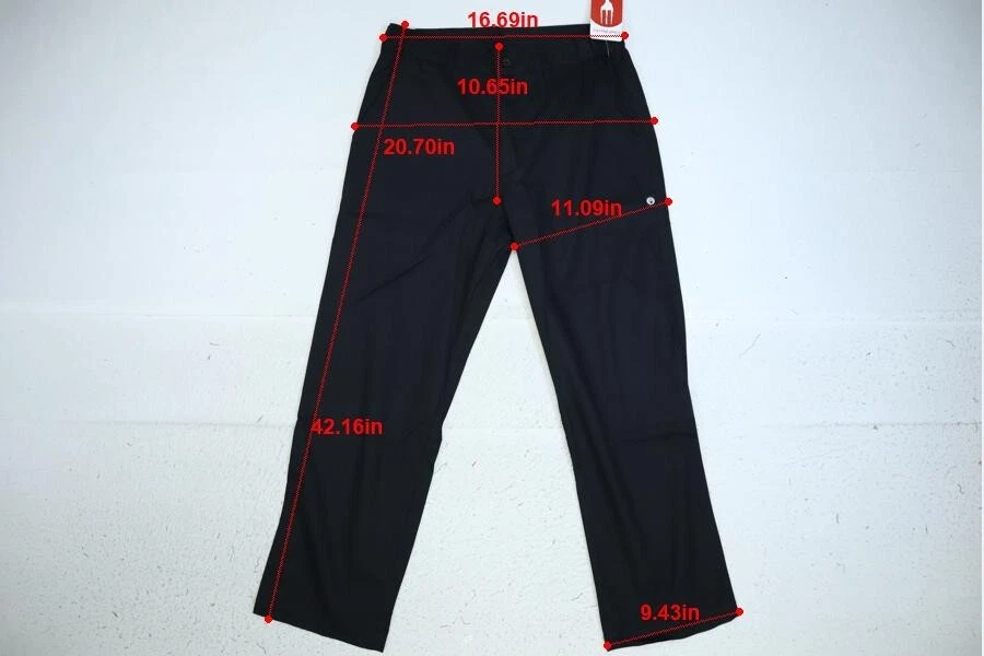 Chef Work Professional Pants Black Kitchen Cook Uniform Pants PSER-BLK Mens M - Image 2 of 4