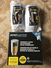2pk ZeroWater Ion Exchange Filters 5 Stage Advanced Filtration Replacement ZR017